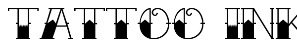 Tattoo Ink font preview