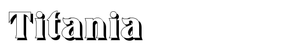 Titania font