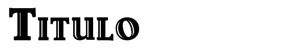 Titulo font