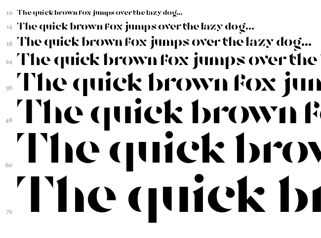 Tostada font waterfall