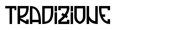 Tradizione font