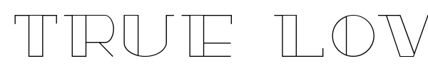 True Love font
