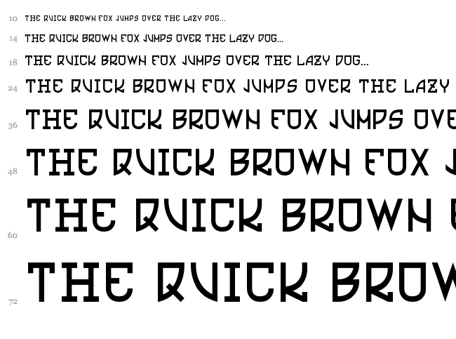 Ultras Liberi font waterfall
