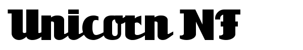 Unicorn NF font