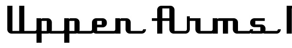Uppen Arms NF font