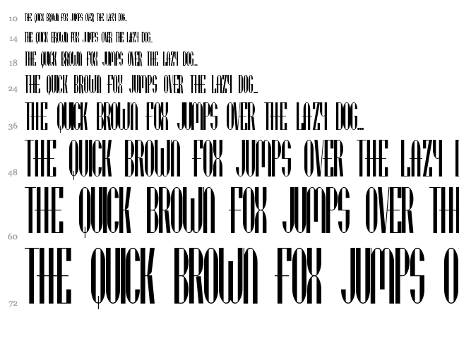 Utusi Star font waterfall