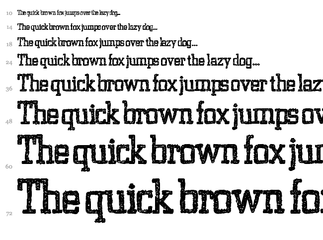 Varsity Playbook font waterfall