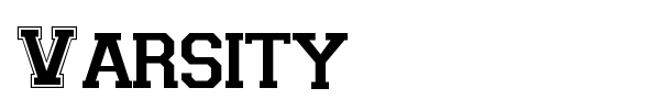 Varsity font