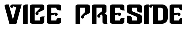 Vice Presidente font