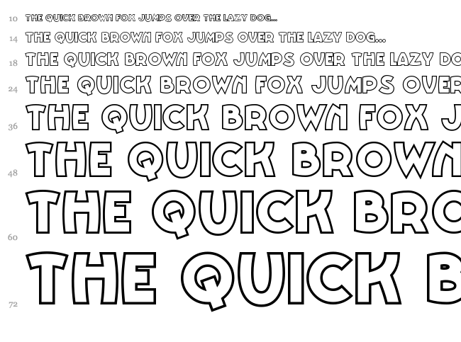 Vinnie Boom Bah NF font waterfall