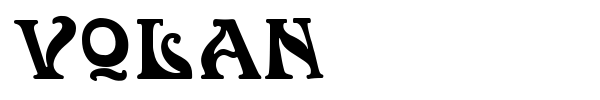 Volan font