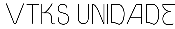 Vtks Unidade font