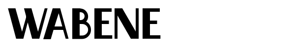 Wabene font