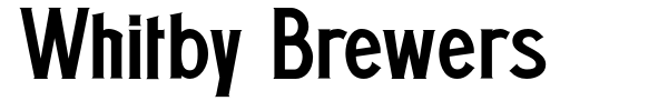 Whitby Brewers font preview