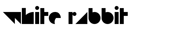 White Rabbit font