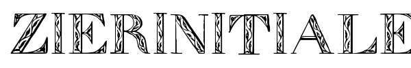 Zierinitialen font preview