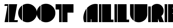 Zoot Allures font