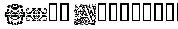 16th Arabesques font