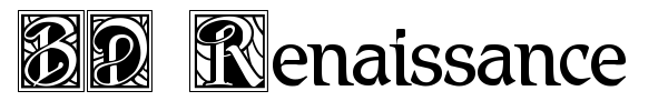 BD Renaissance font
