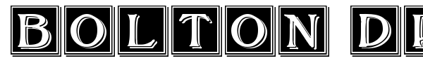 Bolton Drop Caps font