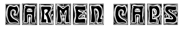 Carmen Caps font