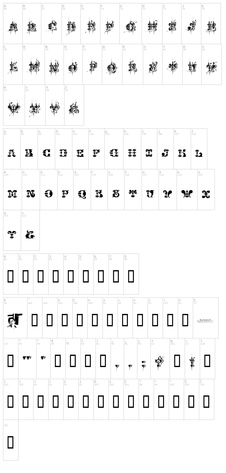 Chase Zen Jingletruck Karachi font map