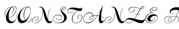 Constanze Initials font