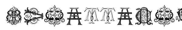 Intellecta Monograms Random Samples Five font