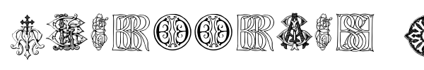 Intellecta Monograms Random Samples Ten font