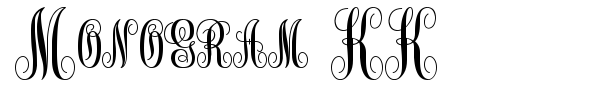 Monogram KK font