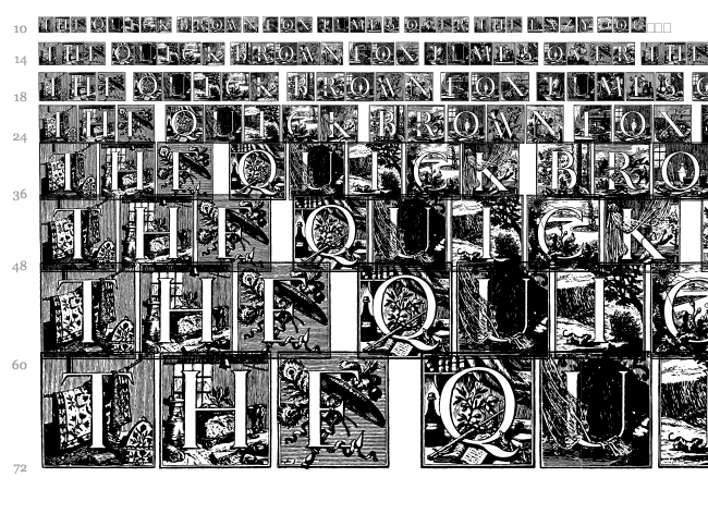 Mysterious Voyage font waterfall