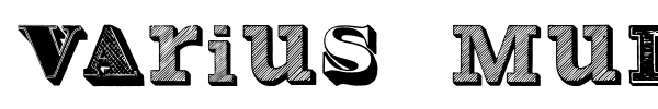 Varius Multiplex font