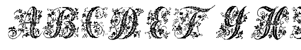 Victorian Initials One font