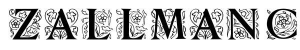 Zallman Caps font