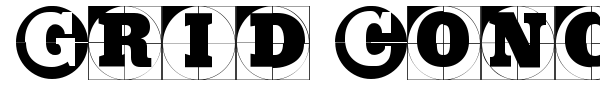 Grid Concrete font