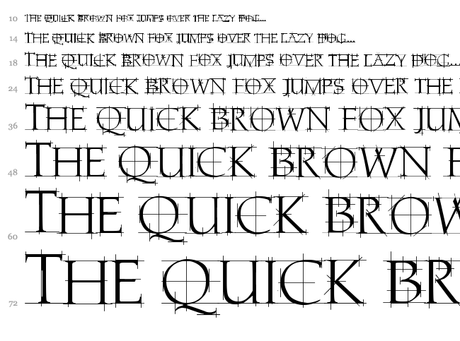 Home Remedy font waterfall