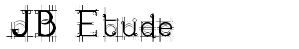 JB Etude font