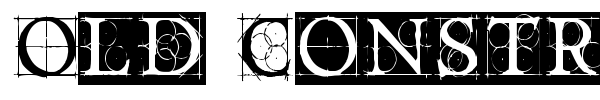 Old Constructed Caps font
