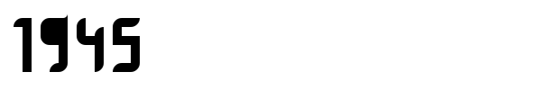 1945 font