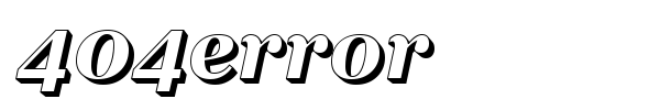 404error font