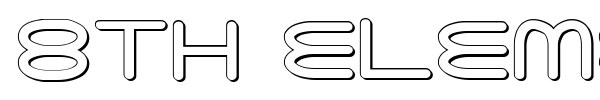 8th Element font preview