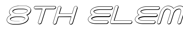 8th Element font preview
