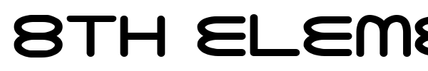 8th Element font preview