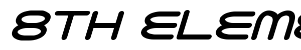 8th Element font preview