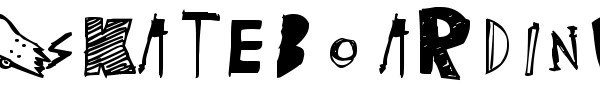 (skateboarding) font