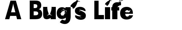 A Bug's Life font