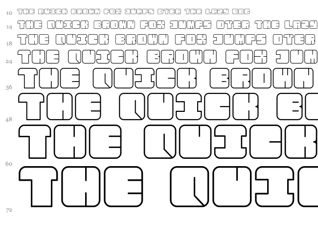 AAR font waterfall