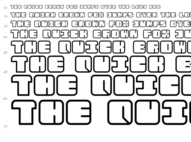 AAR font waterfall