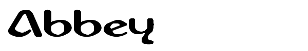 Abbey font preview