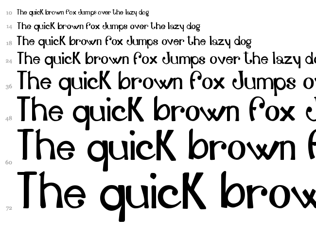 Adelfy font waterfall